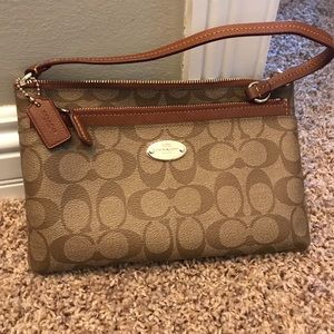 Authentic Coach clutch wristlet
